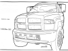 Dodge-D600-Replacement-line-sketch,-part-of-wall-display-depicting-various-views-&-parts