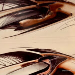 Cadillac Aurora Interior Sketch-2