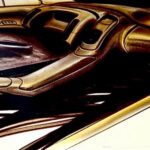 Cadillac Aurora Interior Sketch-3