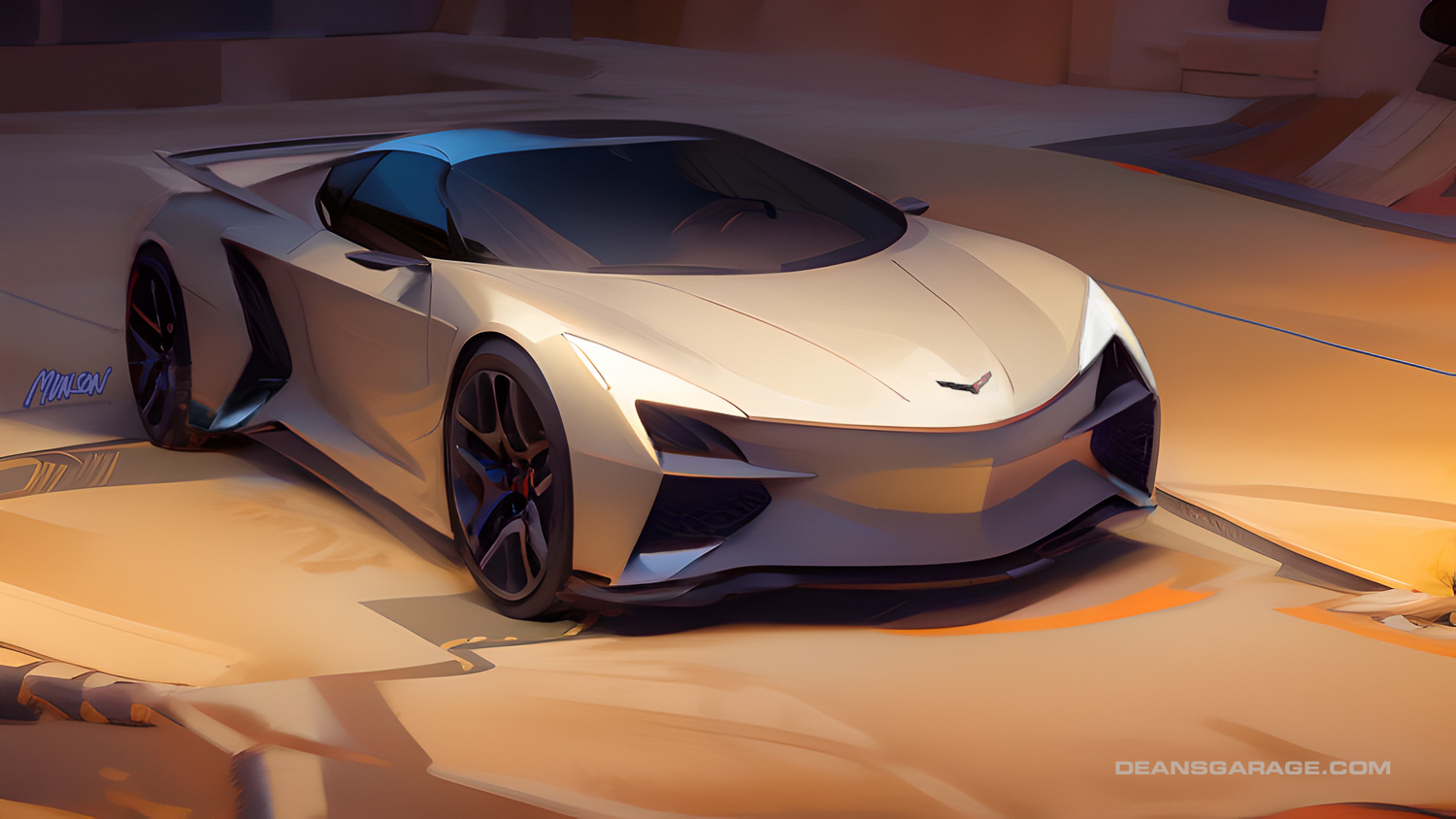 Munson-Corvette Light Gray