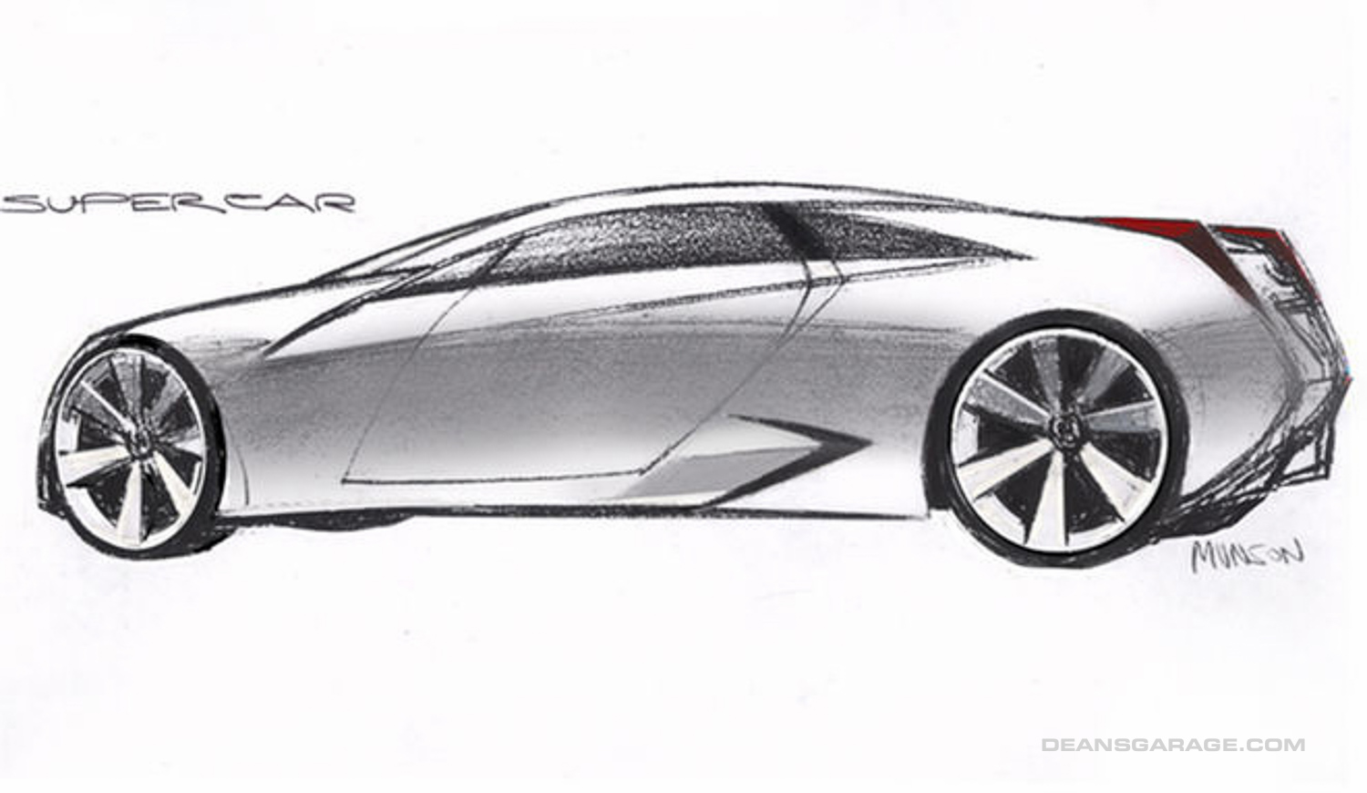 Munson-Original CTS Coupe Sketch