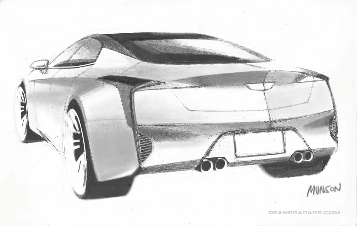 Munson-Original Cadillac Sketch