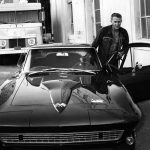 McQueen, Steve, 23.3.1930 – 7.11.1980, American actor, at Corvette, 1960s, car, sports car,