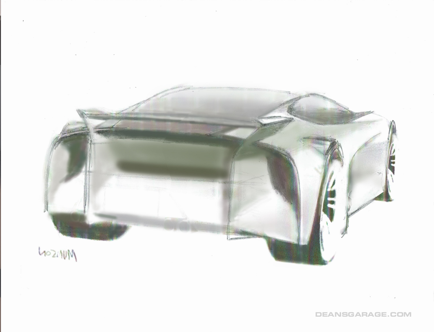 Vizcom-1 Corvette Rough Sketch