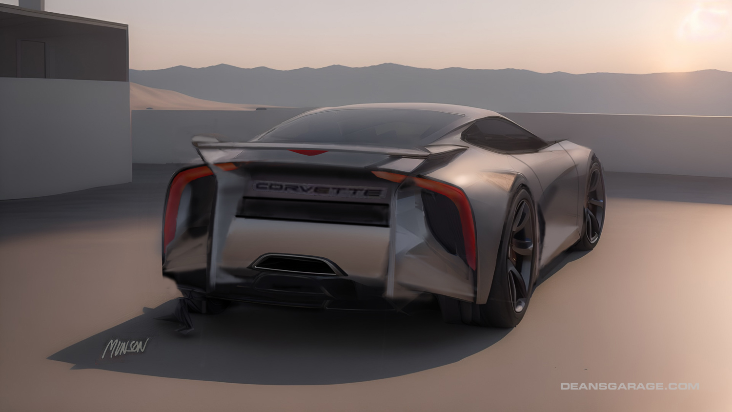 Vizcom-3 Corvette with Photoshop